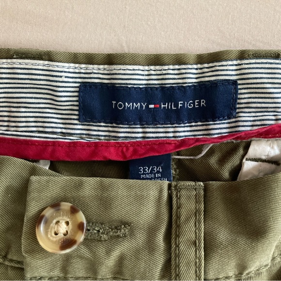 Tommy Hilfiger olive/army green pants - Picture 2 of 4